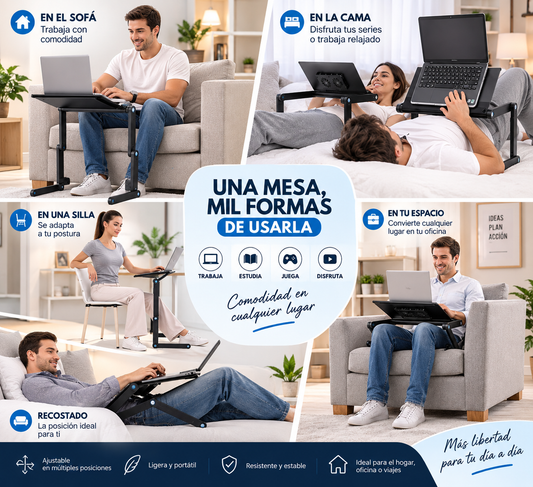 Mesa  para laptop Pegable