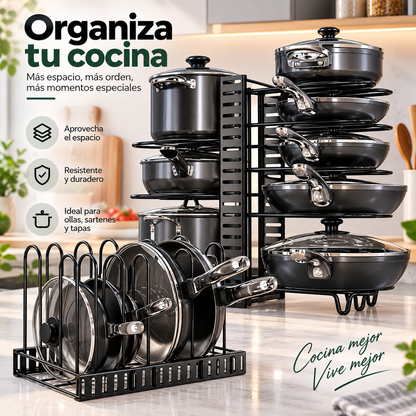 Estante Organizador Para Ollas Y Serenen