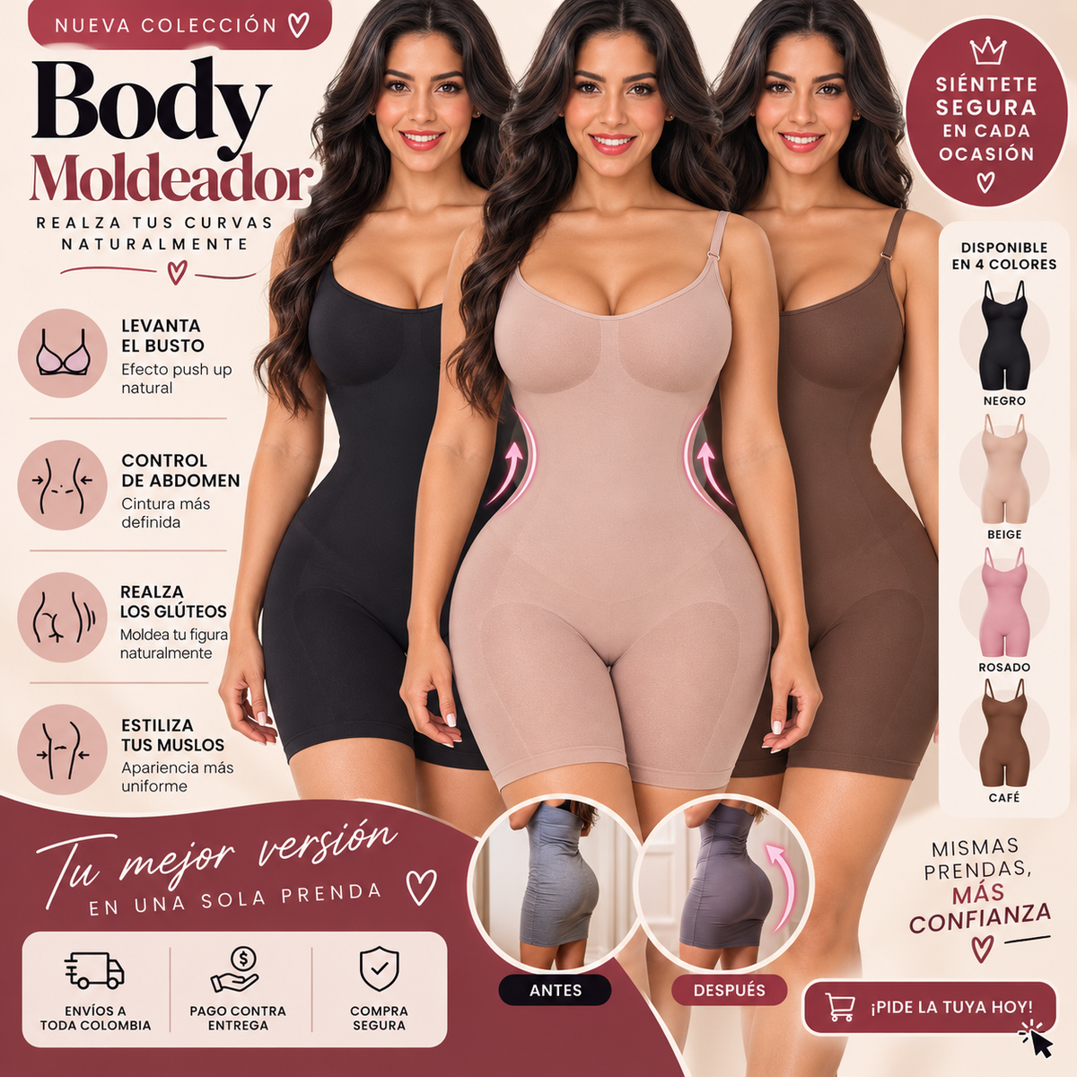 Body Reductor Completo De Tiras