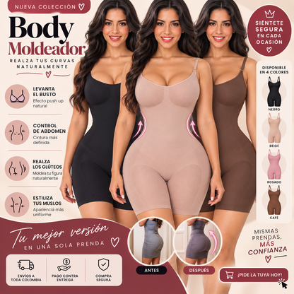 Body Reductor Completo De Tiras