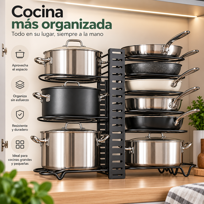 Estante Organizador Para Ollas Y Serenen