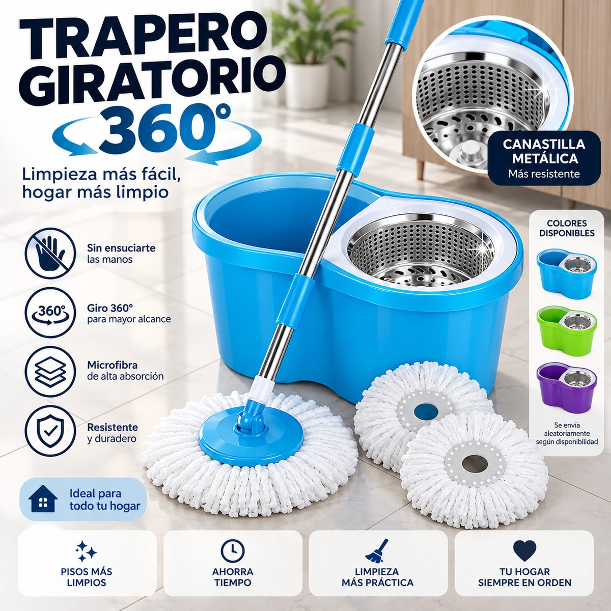 TRAPERO 360 MAGICO GRANDE 2 MOPA METAL
