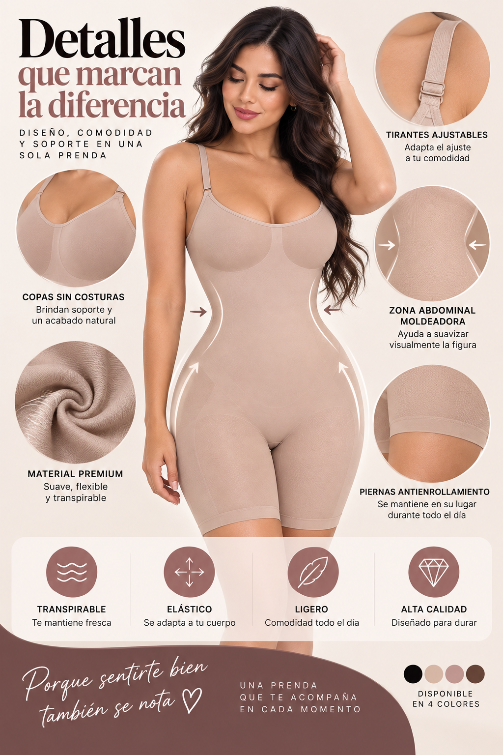 Body Reductor Completo De Tiras