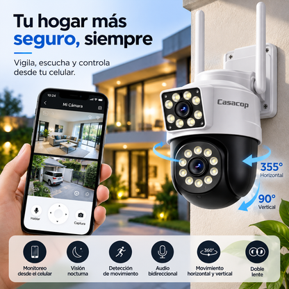 A052 Camara wifi exterior dos lentes