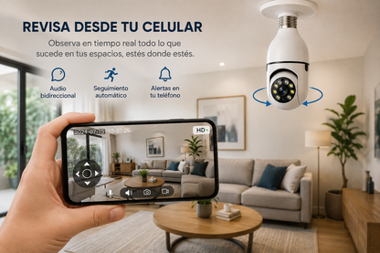 Camara Bombillo Combo 2 Unidades