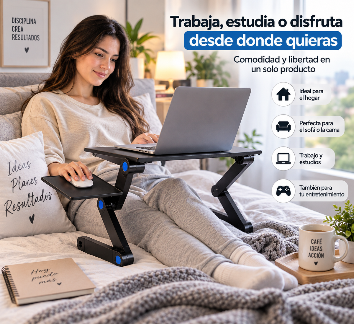 Mesa  para laptop Pegable