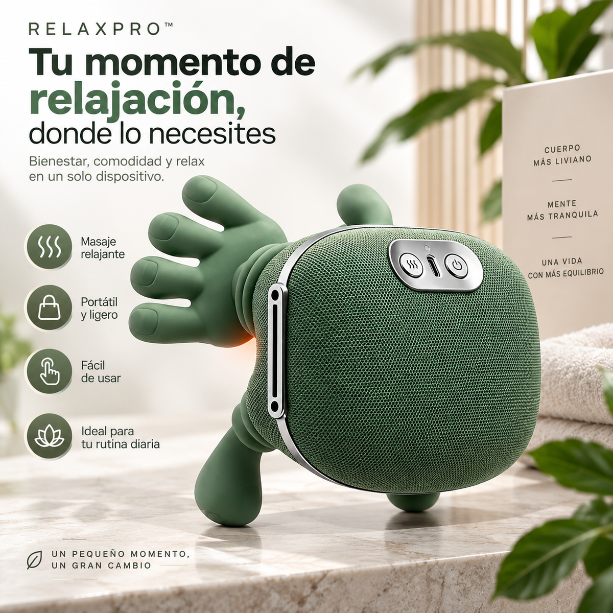 Masajeador Eléctrico Portátil de Cuello