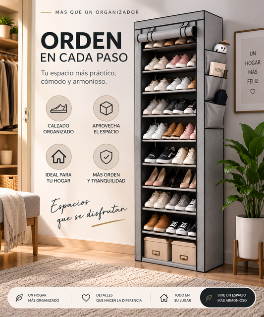 A494 Organizador de Zapatos de 9 Niveles